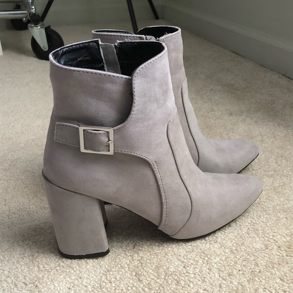 Pretty Grey Booties
